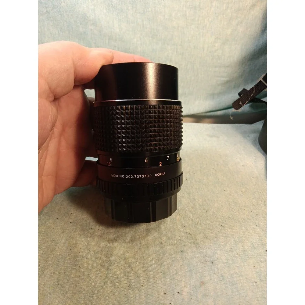 Sears Auto MC 135mm f2.8 PK Mt. lens 2 additional lens